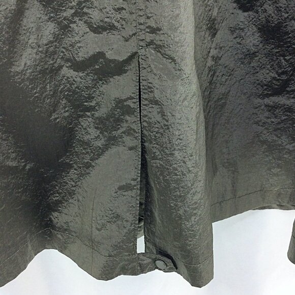 Guess Kelsi Hooded Midi-Length Parka Rain Jacket Size Small Army Green Long - Picture 10 of 14